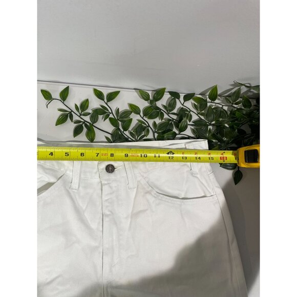 Levis Sta-Prest White Straight Leg Mens Pants Durable Cotton Blend Size 30x33 - Picture 8 of 11